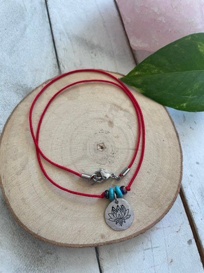 Red Lotus Necklace