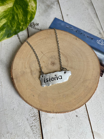 Custom Map Necklace