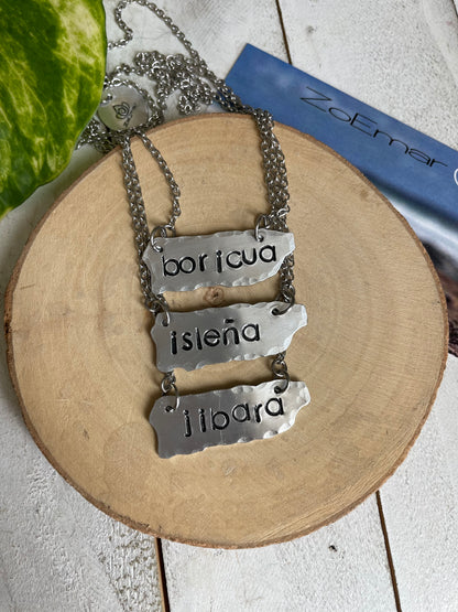 Custom Map Necklace